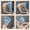 thumbnail image 4 of QTOCIO Bathroom Accessories, Hair Towel, Hair Turbans For Wet Hair, Drying Hair Wrap Towels For Curly Hair Women Hair Towel Wrap, Quick Dry Hair Towels For Women, 4 of 5