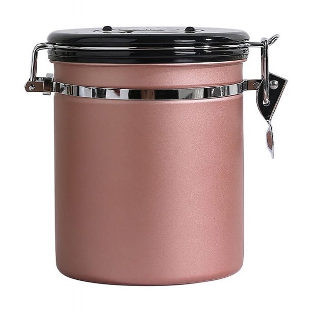 Tarro de acero inoxidable 304 para almacenar granos de café, tarro sellado, tarro para té, tarro para almacenar leche en polvo, tarro para granos de café