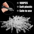 thumbnail image 2 of 100PCS Plastic Squeeze Transfer Pipettes, Squeeze Liquid Transfer Pipettes, Mini Straws Transfer Pipette Liquid For Strawberries Chocolate Cupcakes, Party Decor-Easy Squeeze, 2 of 4