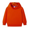 thumbnail image 2 of Splozh Toddler Boys Clothes Toddler Boys Girls Hoodie Pullover Sweatshirt Hoodies Top Coat Tops Cute Sweatsuit Clothes Orange,8-9 Years, 2 of 4