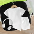 thumbnail image 7 of KEXE Baby Boy Summer Outfit Clothes For 1 Year Old Boy Toddler Boy Outfit Baby Boy Short Sleeve T Shirt And Shorts Set 2 Piece Spring Summer Clothes, 7 of 7