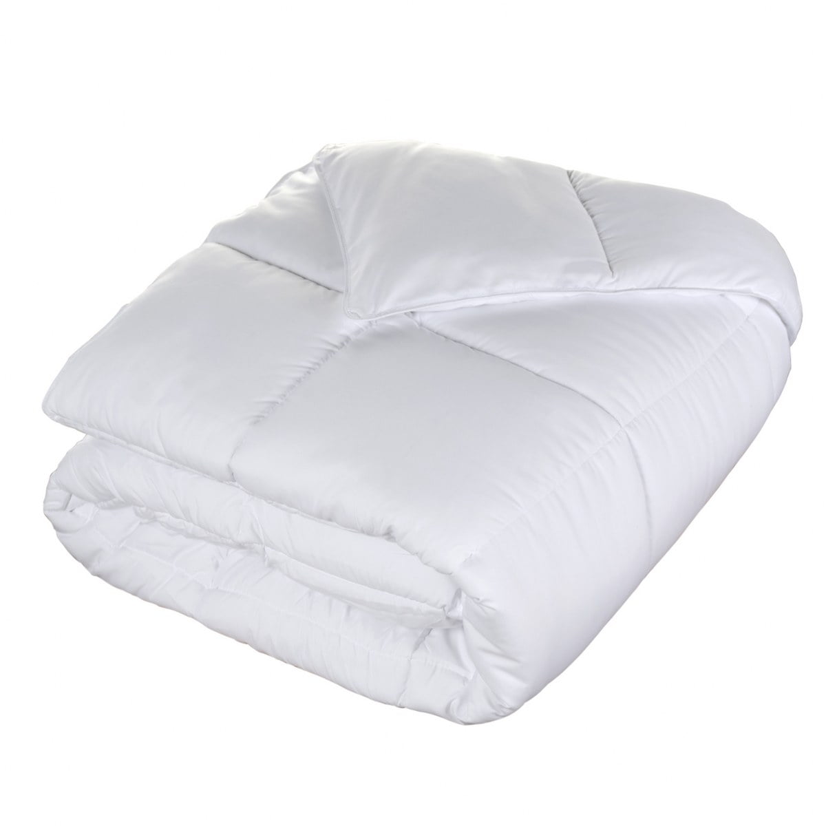 Superior Solid Comforter Down Alternative Bedding, Twin/Twin XL, White
