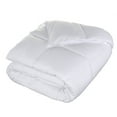 thumbnail image 2 of Superior Solid Comforter Down Alternative Bedding, Queen, White, 2 of 13