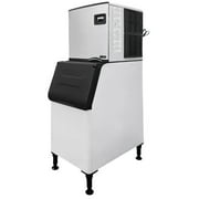350 Lbs/ 24H Commercial Ice Maker Split Ice Cube Machine Cafe, Free Standing Ice Cube Machine 110V, NSF
