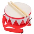 thumbnail image 3 of 1 Set of Orff Percussion Instrument Children's Toy Two-sided Snare Drum, 3 of 8