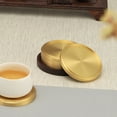 thumbnail image 2 of Miangastore Copper Coaster Square Traditional 1Pcs 2.6X2.6X0.3In, 2 of 9