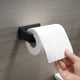 thumbnail image 4 of Portarrollos de papel higiénico de acero inoxidable, diseño adhesivo sin taladro, acabado negro 304 SUS para baño y cocina, portarrollos autoadhesivo, 4 of 5