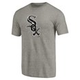 thumbnail image 2 of Men's Ash Chicago White Sox Distressed Team Tri-Blend T-Shirt, 2 of 3