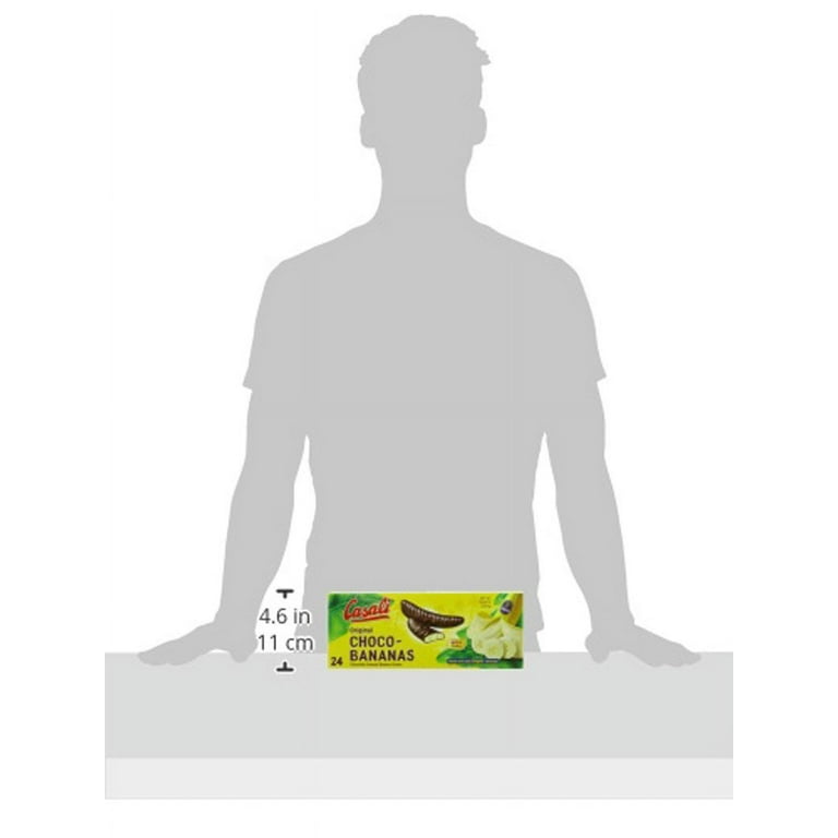 Josef Manner Casali Choco-Bananas, Sweet Dessert, 24 ct Box