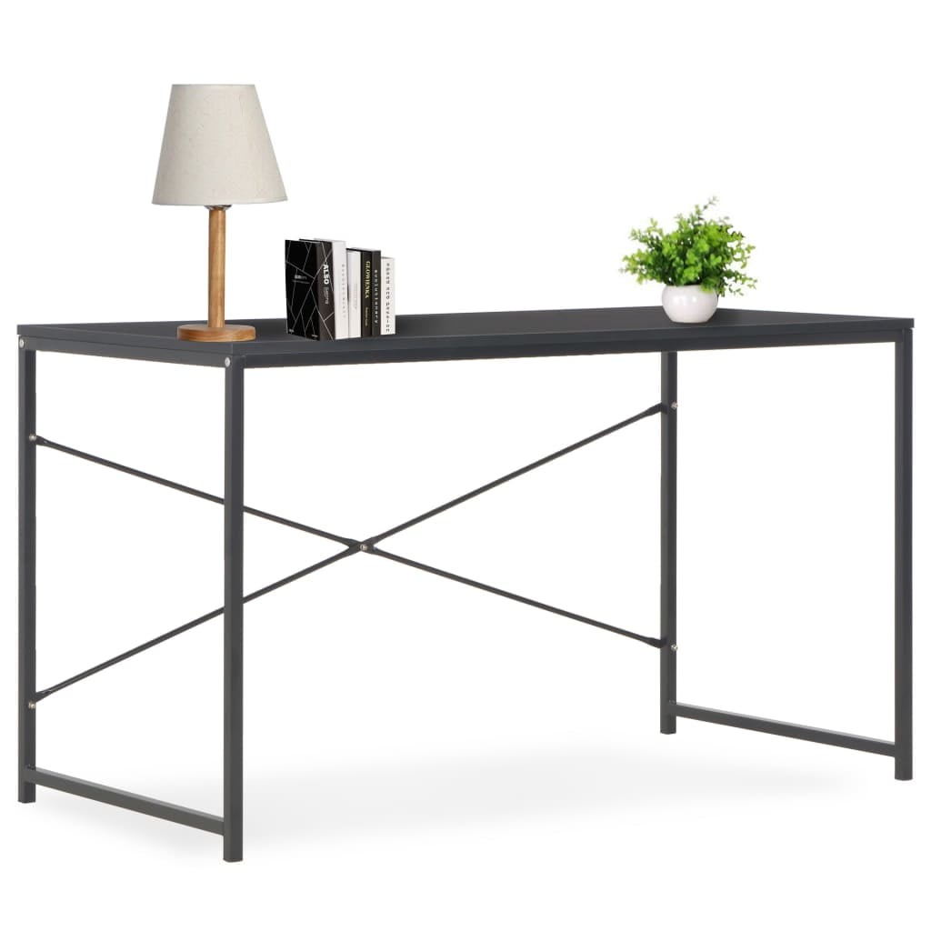 Folding Desk No Assembly Required, Writing Computer Desk Space Saving for Home Office, Black