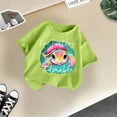 thumbnail image 4 of Tenue de Mode pour Tout-Petit Fille Tout-Petit T-Shirts à Manches Longues Fille Mignon Mode Imprimé Confortable Col Rond T-Shirt à Manches Courtes Été Décontracté Ample T-Shirt Hauts, 4 of 4
