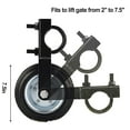 Heavy Duty U-Bolt Farm Gate Helper Wheel Caster for Chain Link Fence ...