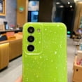 thumbnail image 4 of Cute Glitter Case for Samsung Galaxy S23 (6.1 inch), Neon Bright Sparkly Bling Silicone Phone Cover for Women Girls (Bright Green), 4 of 14