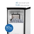 thumbnail image 3 of Northair 80lb Daily Undercounter Commercial Ice Maker Built in Ice Machine Stores up to 24lbs, 3 of 8