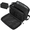 Black, variant on Large Travel Toiletry Bag for Men and Women, PU Leather Water Resistant Shaving Bag for Toiletries Accessories, Hanging Storage Bag Dopp Kit Travel Bag for Cosmetics Toiletries Brushes Tools, Brown