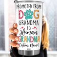 thumbnail image 3 of Gifts For Grandma, Grandma Gift Tumbler, New Baby Reveal For Grandma, Stainless Steel Tumbler 20oz, Pregnancy Announcement, Cute Mom Nana Mimi Women Woman Grandmother Mothers Day Future V2, 3 of 6