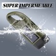 thumbnail image 5 of HIBIBUD Windfire Flashlight,Buckle Design Flashlight Rechargeable,Built-In Output Function Tactical Flashlight,Green2, 5 of 7