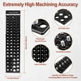 thumbnail image 3 of PENGXIANG Nut and Bolt Thread Checker Set Carbon Steel Thread Identifier Gauge Standard and Metric Size Precise Screw Size and Thread Gauge Measuring Tool for Nuts Bolts Screws, 3 of 7