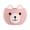 Pink, variant on Bear Cotton Rope Storage Basket, Cute Animal Basket with Handles for Toy Storage and Home Organization(Brown,26X20cm)