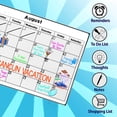 thumbnail image 2 of Jierger Whiteboard Calendars for Refrigerator Family Notepad Daily Planner Desktop Calendar Planner Office Wall Calendar for Easy Organizing, 2 of 6