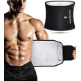 thumbnail image 1 of Cinturón de sudar Waist Trainer KingPavonini para el estómago, color negro, 1 of 7