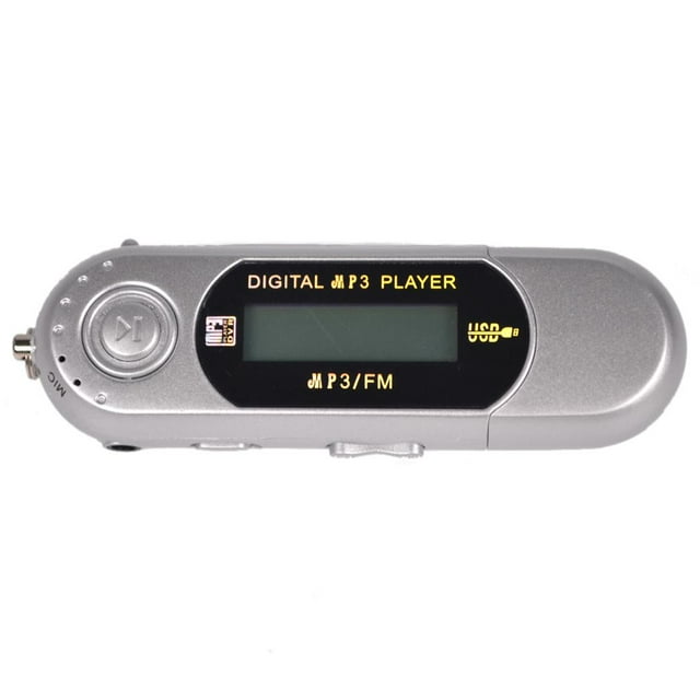Reproductor de Música USB MP3 4GB Hugo Pantalla LCD broadcast FM Grabadora de Voz