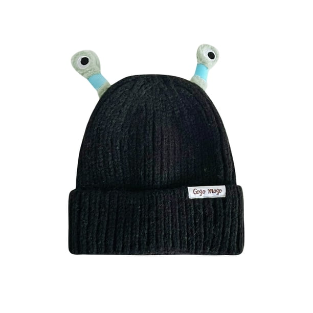 Sunloudy Gorro de lana de invierno para niños y adultos, gorros tejidos de dibujos animados con tentáculos iluminados retráctiles, gorros suaves y cálidos Sunloudy moda