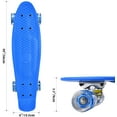 thumbnail image 4 of Skateboard Complete Mini Cruiser Skateboard For Children Teenagers Adults, Led Light Rollers With All-In-One Skate T-Tool For Beginners, 4 of 7