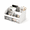 White, variant on Lethargic Desk Organizer with 6 Compartments and 2 Drawers, 8.31 x 5.59 x 4.72 in Desktop Storage Holder for Office Supplies and Makeup