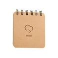 thumbnail image 2 of Youkk Weather Series Sofe Cover Portable 9.5x8.5cm Spiral Journey Notebook Wirebound Memo Notepad, 2 of 6