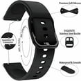 thumbnail image 4 of Samsung Galaxy Watch 4 Silicone Watch Band Strap with Free Case( 40mm 44mm/Classic 42 mm 46mm), 4 of 7