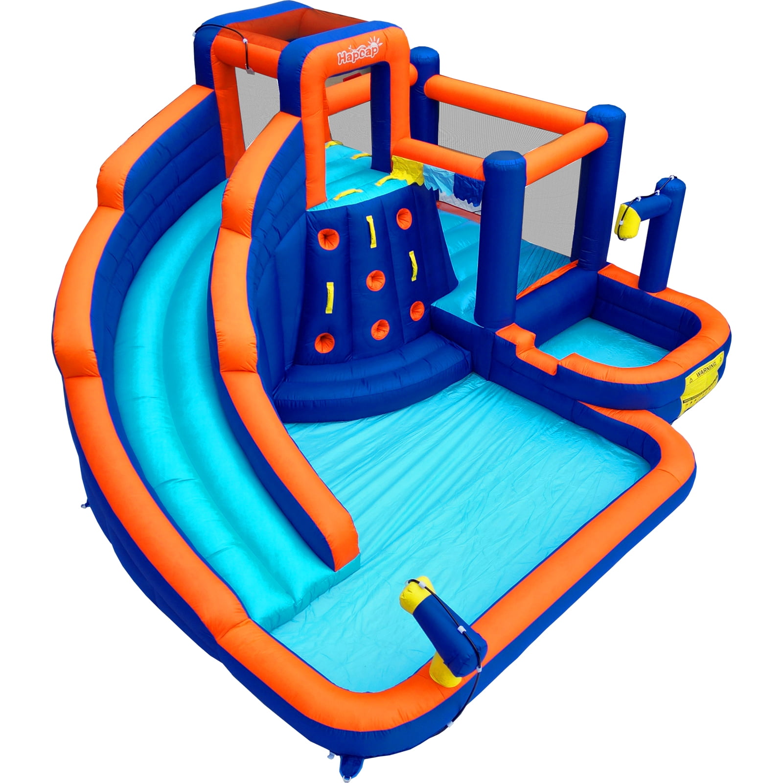 Hapcap Kids Inflatable Water Slide & Bounce House with 2 Pools and Air Blower for Backyard