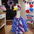 thumbnail image 4 of Porch Goose Outfits, Independence Day Holiday 4th of July Goose Clothes Costume for 23" Goose Patio Yard Garden Decor, Porch Goose Decorations, 4 of 6
