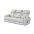 thumbnail image 2 of Fortuner Modern 3PC Livingroom Set Made with faux leather & Wood in Beige, 2 of 15