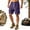 Purple, variant on Big Mens Lightweight Relaxed Fit Quick Dry Work Cargo Shorts, Elastic Waist Drawstring Hiking Shorts with Durable Zipper Pockets for All-Day Outdoor Activities Size 3XL Purple