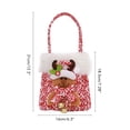 thumbnail image 3 of Regalo De Navidad Bolsas De Envoltura De Caramelos De Manzana Para La Fiesta De Navidad Y El Bolso De Franela De Nochebuena Moyic HA042684-04, 3 of 6