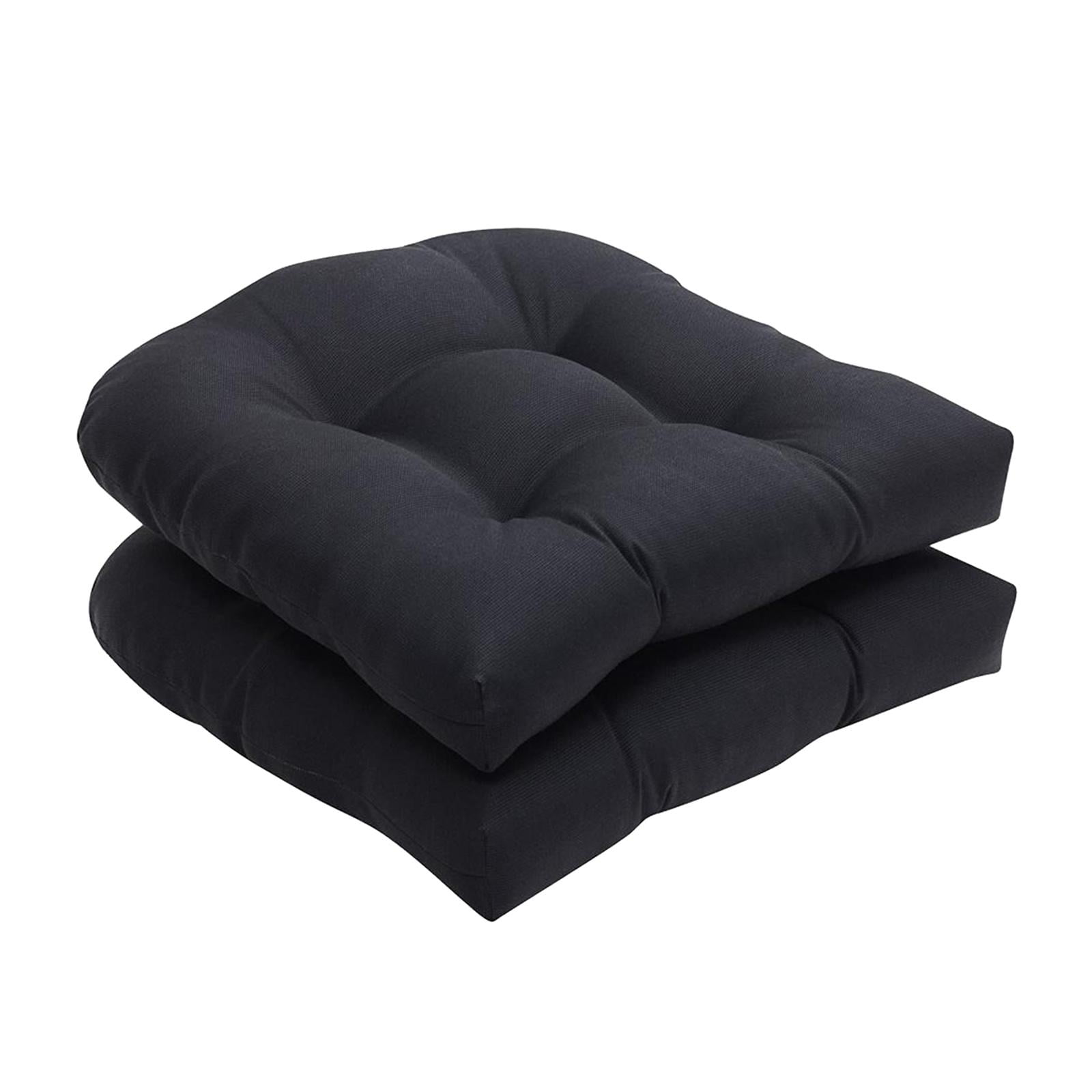 Cushion Outdoor Wicker Seat Cushion Home Decoration , Black
