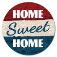 thumbnail image 1 of SignMission P-12-CIR-Home sweet Home 12 in. Circular Rigid Plastic Sign - Home Sweet Home 2, 1 of 1