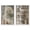 White Frame, variant on Shifting Strata Duo Shadowbox Print Abstract Wall Decor Set by Art Remedy, Black Frame, 10 x 15