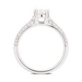 thumbnail image 3 of Arista 1.25 ct Round Diamond Fine Engagement Ring in 14K White Gold (G-H, SI1), 3 of 5