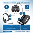 thumbnail image 4 of Adaptador de entrenamiento telefónico WirelessFinest con botón de silencio, 4 of 9
