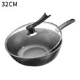 thumbnail image 1 of Ceramic Nonstick Frying Pan with Lid - 10 Healthy Safe Non Stick Skillet Omelette Pans, Induction Compatible Chef Pan, PFAS & PFOA-Free, Dishwasher Safe, Stay Cool Handles, 1 of 8