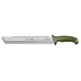 thumbnail image 4 of Camillus Carnivore X 18" Machete, 12" Blade, Green with Trimming Knife and Sheath, 4 of 14