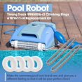 thumbnail image 3 of Pool Cleaner Parts,Climbing Ring 6101611-R4,Timing Track 9985006-R2 and 3884997-R6 Guide Wheels Pulley Gears Combo Kits, 3 of 6