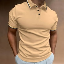 CaiJunJia George Polo Shirt,Men's Polo Shirt Cotton Golf Shirts Long and Short Sleeve Collared Shirts for Uniform, Casual, Business, Work