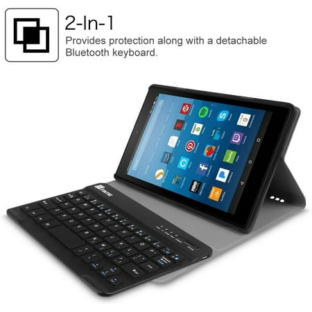 Fintie Keyboard Case For All New Basic Fire Hd 8 7th And 8th Generation 2017 And 2018 Releases Slim Shell Walmart Canada