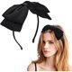 thumbnail image 1 of wonima11 Bow Headbands for Women Double Layer Bow Knotted Headband Black Fashion Headbands Top Knot Festival Turban Hair Accessories for Girls, 1 of 1