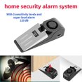 thumbnail image 1 of Sistema de seguridad de alarma para el hogar de 120 dB, tope de puerta, bloqueo de alarma, sistema de bloqueo, autoprotección, bloqueo de alarma por vibración, 1 of 5