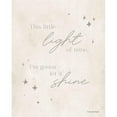 thumbnail image 3 of Lady Louise Designs 12x14 Black Modern Framed Museum Art Print Titled - Let Your Light Shine, 3 of 5