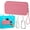 Pink, variant on PTSPLLMY Mity rain Silicone Wallet for Bogg Bag Phone Holder, Accessories Set for Bogg Bag Contain 2PCS Key Holder and a Large Capacity Silicone Zipper Bag for Beach Bags Tote Bag
